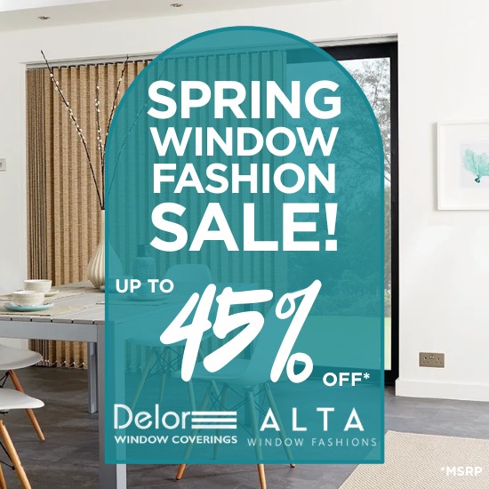 Spring Window Fashion Sale Event