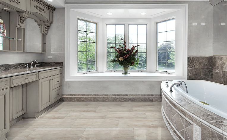 carpet one canada vinyl tile with tub in bathroom
